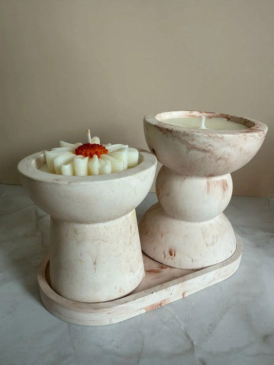 Bougies Élégantes en Duo ou Trio